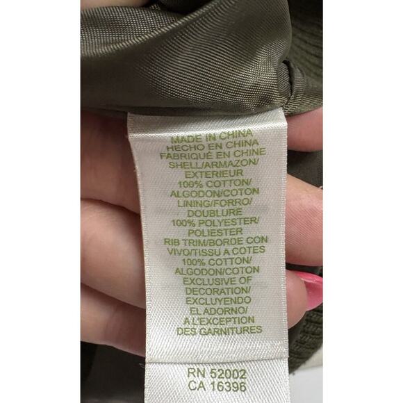 Lizgolf Women's ZIp Front Vest Olive Green SIze M Sleeveless Pockets - Picture 5 of 7